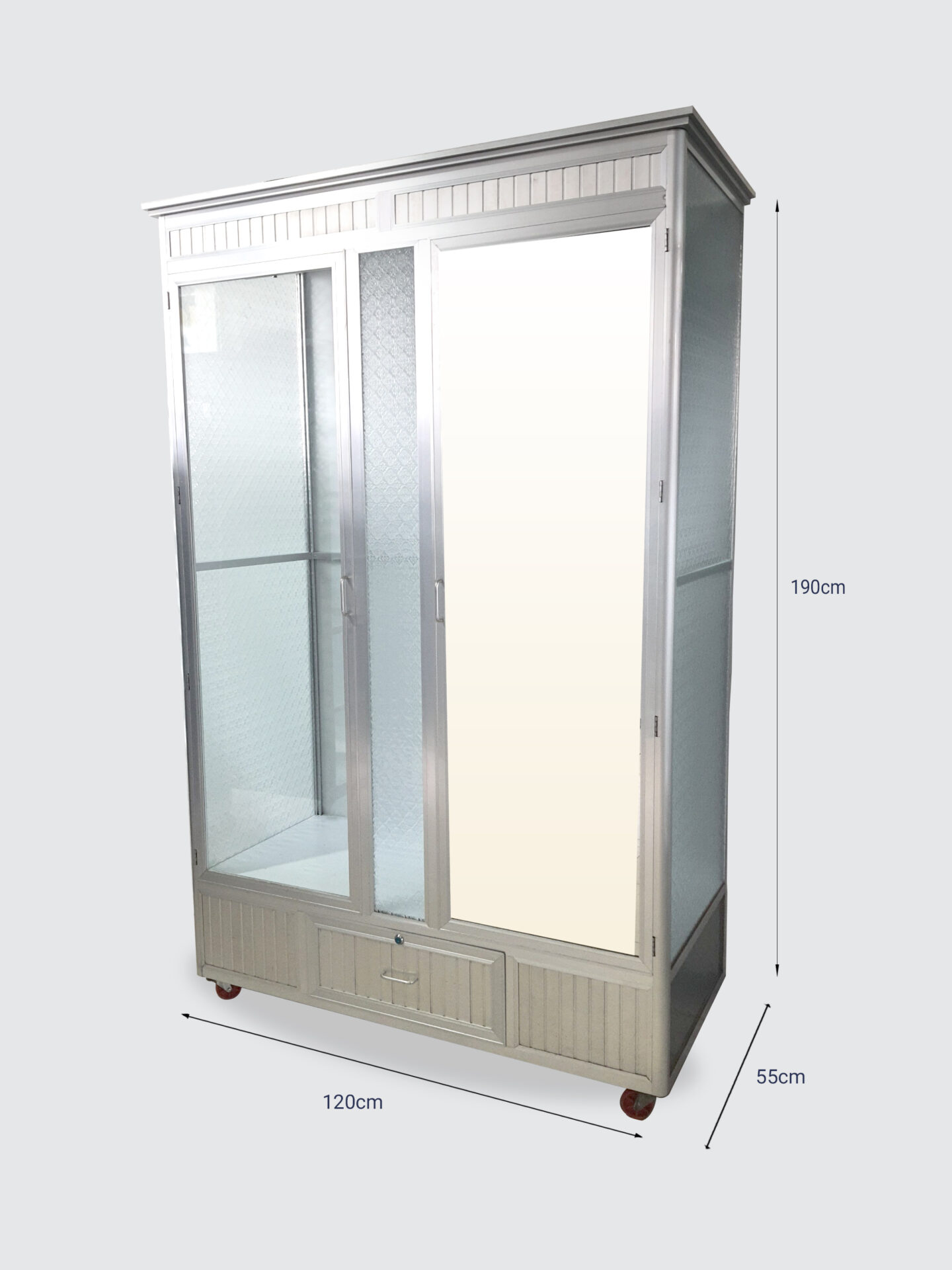 Tổng hợp các mẫu tủ nhôm kính nhỏ xinh được nhiều người mua | 2tr8 3 cat