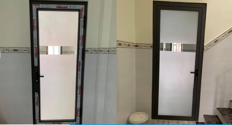 Tổng hợp các mẫu cửa nhôm kính mờ và địa chỉ làm cửa số 1 Đồng Nai | cua nhom kinh mo 10