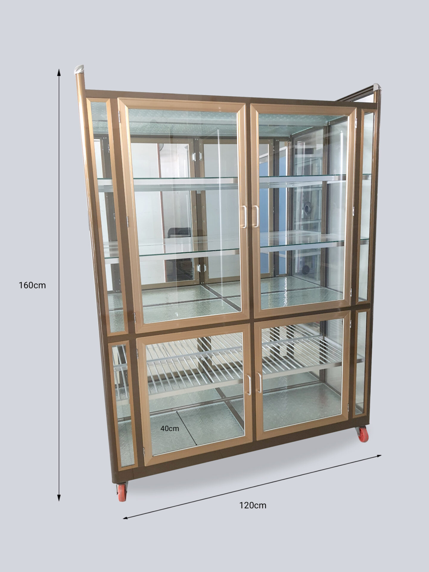 Bật mí địa chỉ bán tủ nhôm kính đựng chén bát đẹp, cao cấp, giá rẻ | tu nau cat
